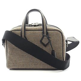 Borsa a mano Victoria Mini Hermès Nera Multicolore Nero