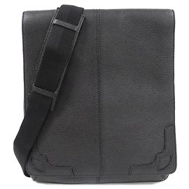 Cartier SADDLE STITCHED LINE FLAT REPORTER Ledertasche Schwarz