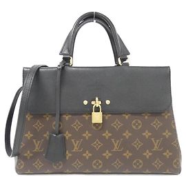 Louis Vuitton Monogram Venus Coated Canvas Bag Brown