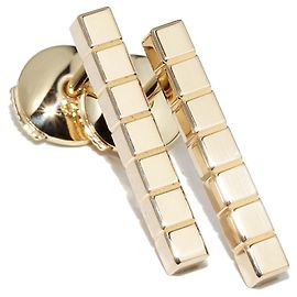 Orecchini Chopard Ice Cube K18YG D'oro Metallico