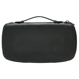 Louis Vuitton Taiga Organizer Travel Case Black Grey