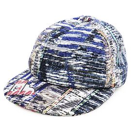 Chanel Cap Tweed Cap Blue
