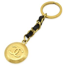 Portachiavi vintage CC di Chanel Nero