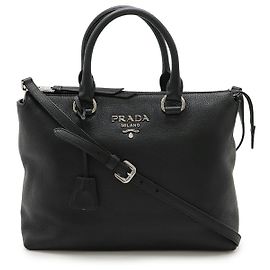 Prada Leather Handbag Black