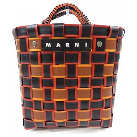 Marni MARUNI MARKET TAPE BASKET Bag Black