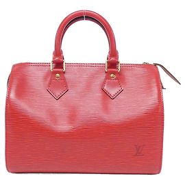 Louis Vuitton Speedy Epi Boston Tasche Rot