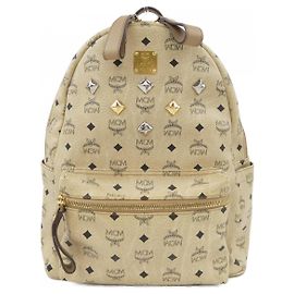 Sac à dos MCM Marron Beige