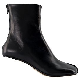 Maison Martin Margiela Bottines - MM6 Maison Margiela - Cuir - Noir Noir