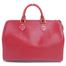 Borsa Boston Speedy Epi Louis Vuitton Rosso