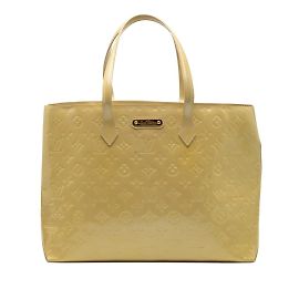 Louis Vuitton Monogram Vernis Wilshire MM Tote Bag Roh