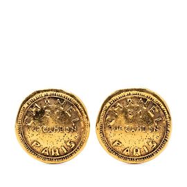Orecchini a clip placcati in oro Chanel 31 Rue Cambon D'oro