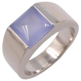Anello Cartier Tank con Calcedonio D'oro