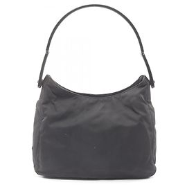 Borsa a spalla in nylon nero Prada Nero