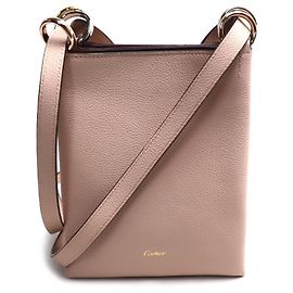 Bolsa de Ombro Trinity da Cartier Bege