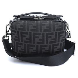 Borsa a Spalla Mini Zucca FENDI Nero