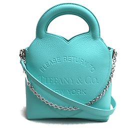 Tiffany & Co. Return to Tiffany Green Shoulder Bag Green