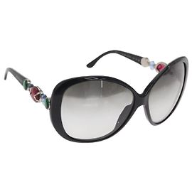 Bulgari BVLGARI Sunglasses plastic Black Auth bs30715 Black