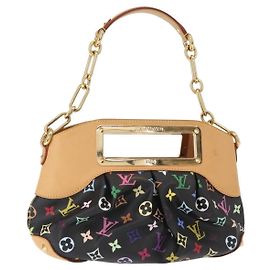 LOUIS VUITTON Borsa Judy PM 2way Monogram Multicolore Nera M40258 Auth LV ka897SAV Nero