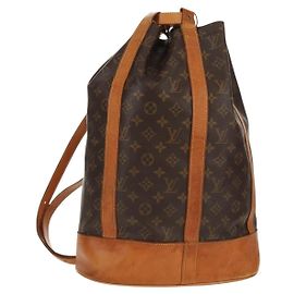 LOUIS VUITTON Bolsa de Ombro Monogram Randonnee GM M42244 LV Auth yk19637 Monograma