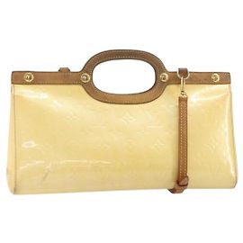 LOUIS VUITTON Sac à main Monogram Vernis Roxbury Drive Perle M91374 LV Auth 158790 Autre
