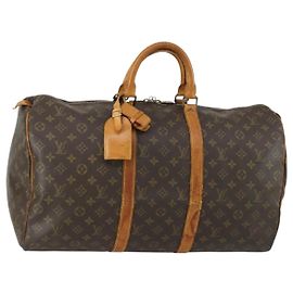 LOUIS VUITTON Bolsa Boston Monogram Keepall 50 M41426 Auth LV 156264 Monograma