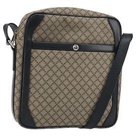 Borsa a Spalla GUCCI PVC Beige Argento 268159 Auth BA8632 Argento Beige