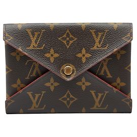 Pochette Kirigami Monogramma Louis Vuitton Marrone Rosso