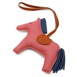 Hermès Rodeo MM Agneau Milo Bag Charm Pink Other