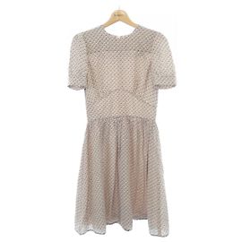 Vestido de seda Prada Rosa