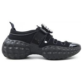 Roger Vivier Viv Run Light Trekkie Sneakers Black