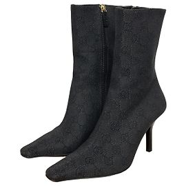 Gucci Ankle Boots Nero Grigio