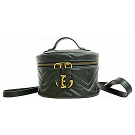 Gucci GG Marmont Rucksack/Tagetasche Schwarz