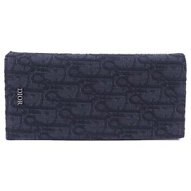 Christian Dior Long Wallet Black