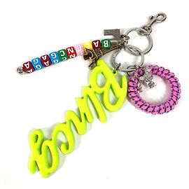Porte-clés charm multicolore Balenciaga Multicolore