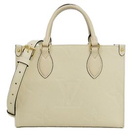 Bolsa On-the-Go PM em Monogram Empreinte Louis Vuitton Monograma