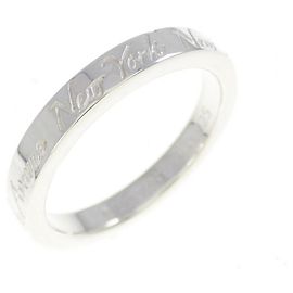 Tiffany & Co Anello Sottile Tiffany Notes Argento