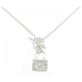 Collar Amuleto Constance de Hermès Plata