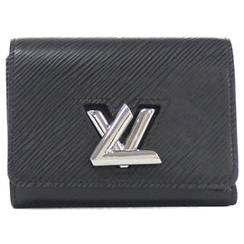Billetera Compacta Twist Epi Louis Vuitton Negro