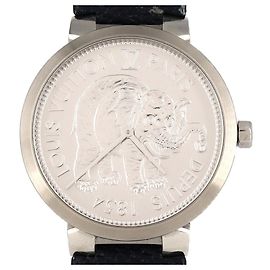 Reloj de Cuarzo de Acero Inoxidable Louis Vuitton Tambour Slim Q2D07 Otro
