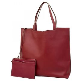 Cartier Happy Birthday Tote Bag Dark red