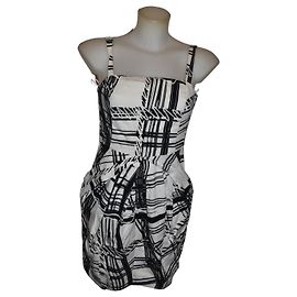 Robe mini Pinko en coton multicolore taille 42 Multicolore