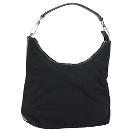 Gucci Borsa Hobo in Nylon Nero Nero