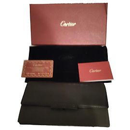 Cartera Cartier LOVE de cuero negro Negro