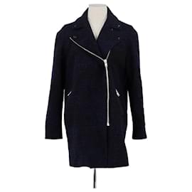 Sandro Navy Coat Navy blue