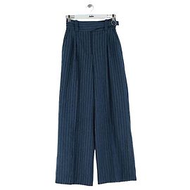 SéZane Blaue weite Wollhose Blau