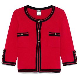 Cardigan en cachemire rouge Chanel - Années 2010 Rouge