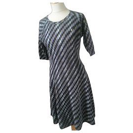 Kenzo Skater Dress Wool Graphic Pattern Multiple colors