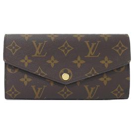 Cartera Sarah Monograma Louis Vuitton Castaño