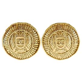 Orecchini Chanel 31 RUE CAMBON D'oro Metallico