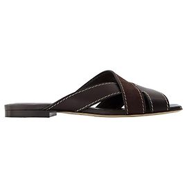 Slides - Tod's - Leather - Brown Brown